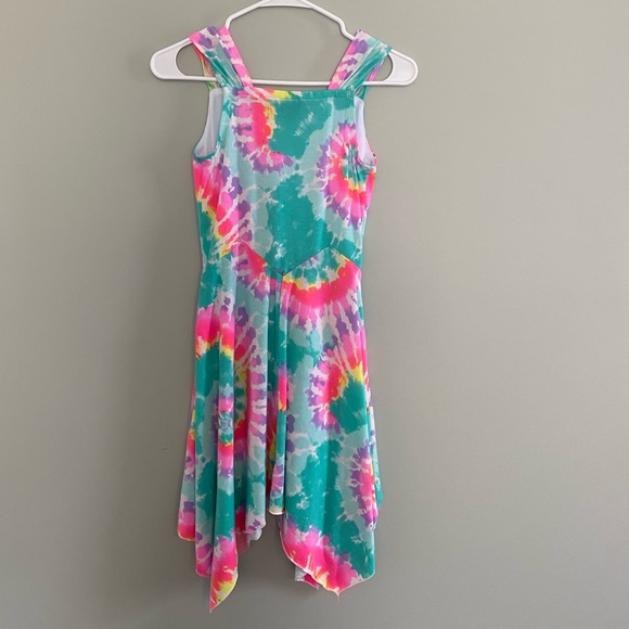 SOLD 🌟 Lilt | Girl's Tye Dye Spring Dress | Size 12 | Sweetheart - Picture 3 of 9